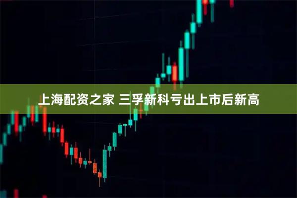 上海配资之家 三孚新科亏出上市后新高
